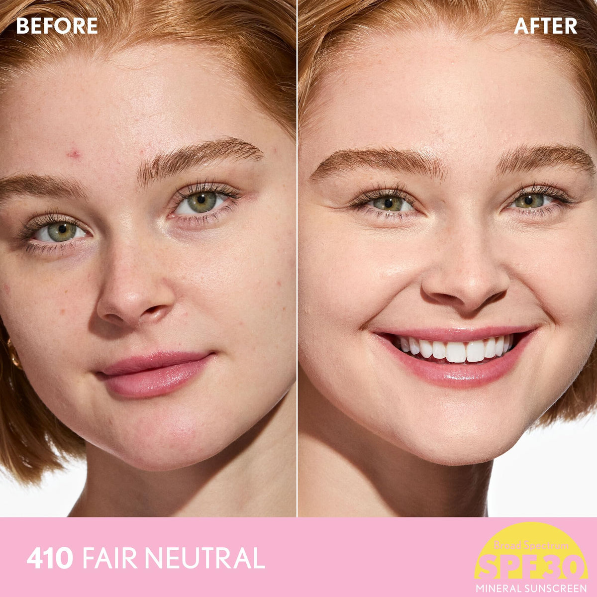 COVERGIRL swatch of 410 Fair Neutral on arm for shade matching