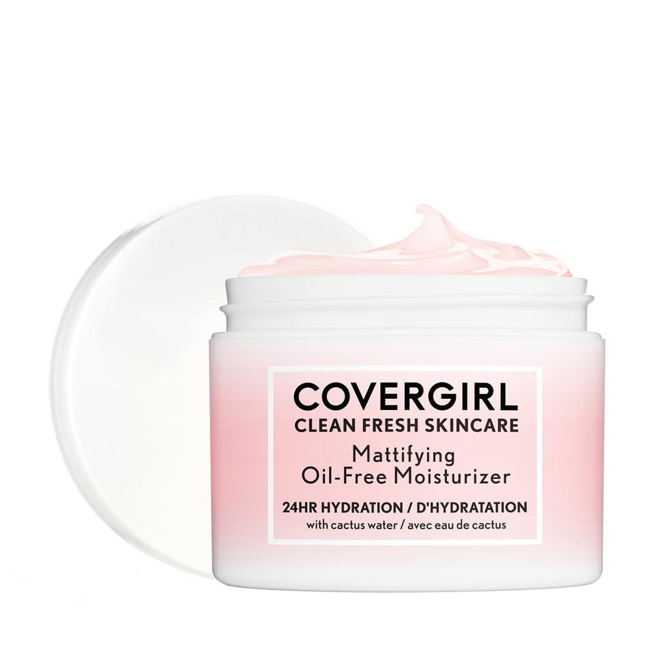 COVERGIRL front packaging showing bottle and label with product benefits