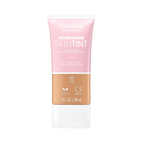 COVERGIRL front packaging showing product name and shade, highlights clean formula
