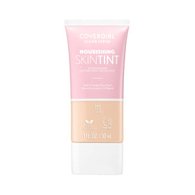COVERGIRL bottle front packaging showing shade fair and branding for clear choice
