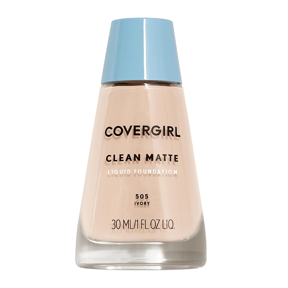 COVERGIRL bottle front view showing product and matte finish benefit
