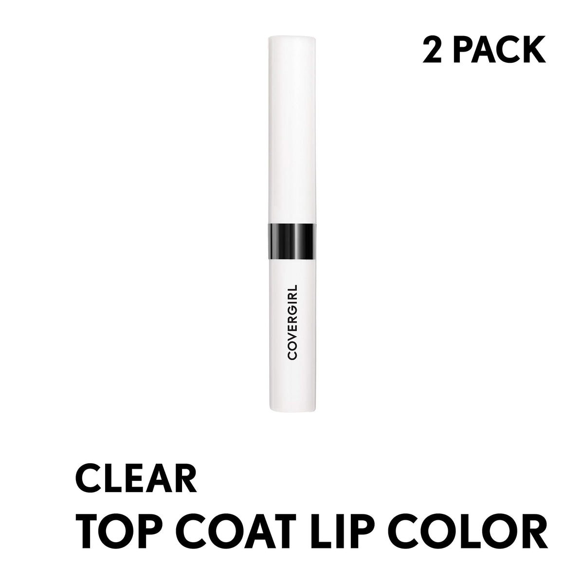 COVERGIRL close-up applicator spreading clear top coat for smooth hydrating finish