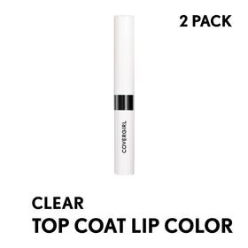 COVERGIRL close-up applicator spreading clear top coat for smooth hydrating finish