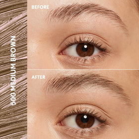 CoverGirl cone-shaped brush closeup, precise application benefit