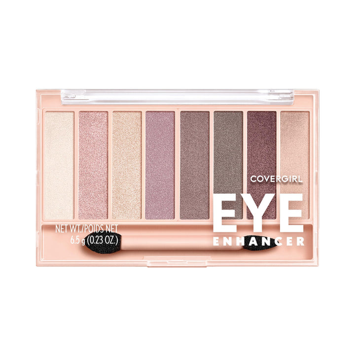 COVERGIRL front packaging showing palette compact and shade names for purchase clarity