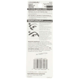 COVERGIRL close-up applying pencil to brow demonstrating precise, natural-looking definition