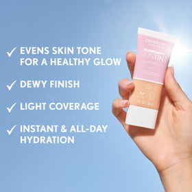 COVERGIRL placed on bathroom counter in lifestyle scene showing everyday use benefit