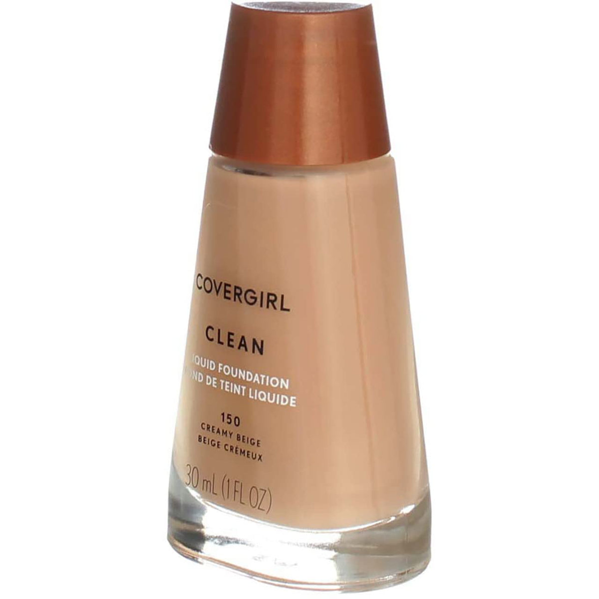 COVERGIRL foundation in hand for scale and travel-friendly portability