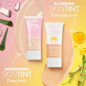 COVERGIRL coconut and aloe ingredient shot communicating nourishing hydration