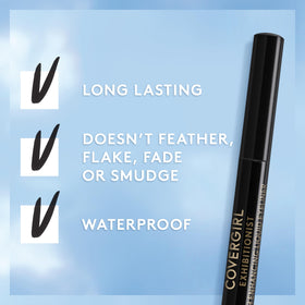 COVERGIRL label close-up highlighting ingredients and safety testing