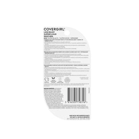 CoverGirl ingredient panel label showing vegan collagen and vitamin B5 benefit gentle care
