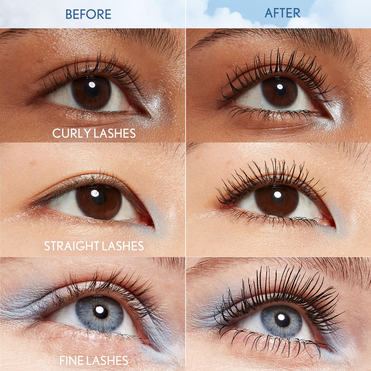 CoverGirl formula texture close-up highlighting lightweight, airy finish