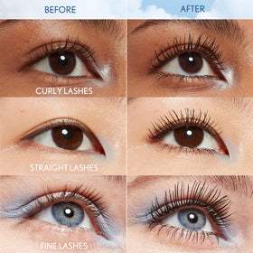 CoverGirl formula texture close-up highlighting lightweight, airy finish