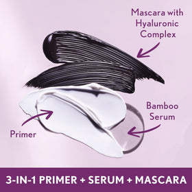 COVERGIRL applying mascara to lashes showing fuller length benefit