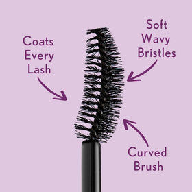 COVERGIRL tube in hand showing size and travel-friendly benefit