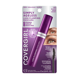 COVERGIRL brush texture with formula highlighting clump-free application benefit