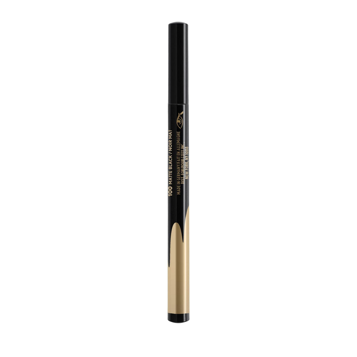 COVERGIRL Matte Black and Rich Brown side-by-side for shade choice