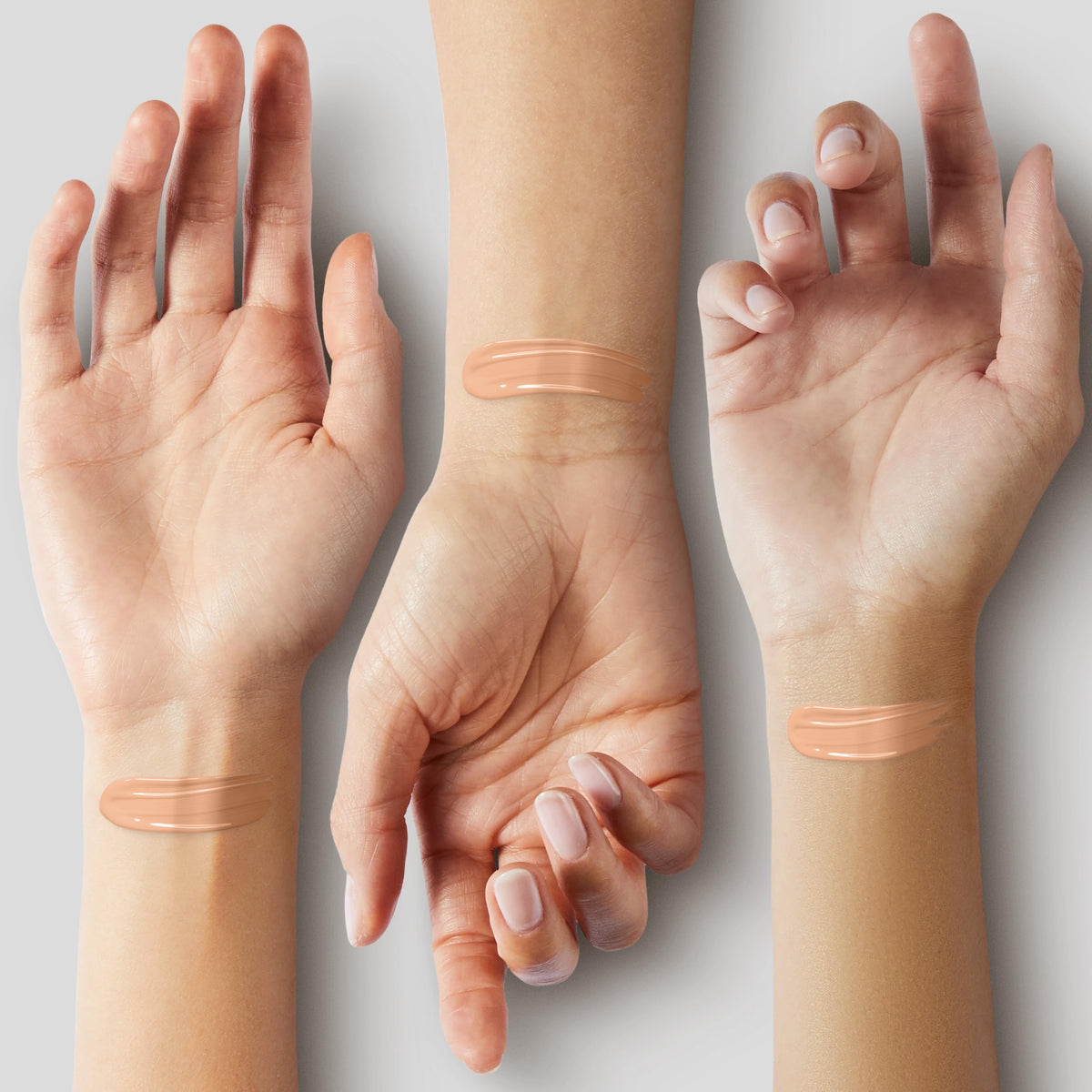 COVERGIRL application with fingers for quick, even coverage
