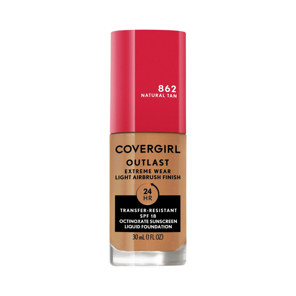 COVERGIRL front packaging showing label and shade for easy identification