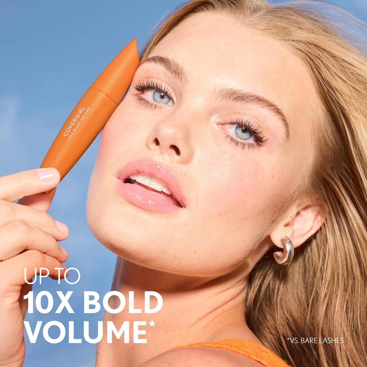 COVERGIRL product label close-up highlighting oil ingredients and conditioning benefit