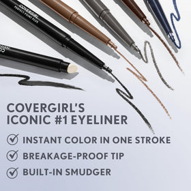 COVERGIRL internal self-sharpener view showing convenient on-the-go maintenance