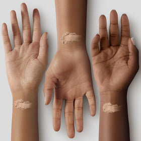 COVERGIRL powder size in hand illustrates compact portability and travel-friendly convenience