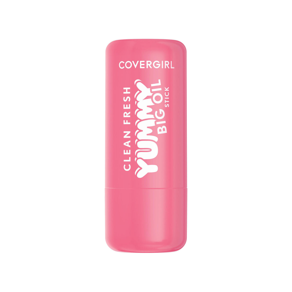 COVERGIRL product staged with fruit props suggesting cotton-candy grape flavor