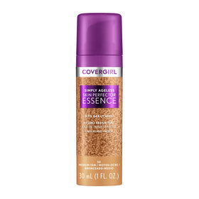 COVERGIRL front packaging showing the sleek bottle and product name, highlights a clean vegan formula