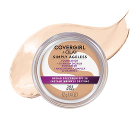 COVERGIRL front packaging showing bottle and shade, promotes polished finish