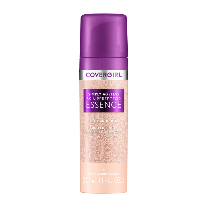 COVERGIRL front packaging of Simply Ageless Skin Perfector for easy shelf recognition