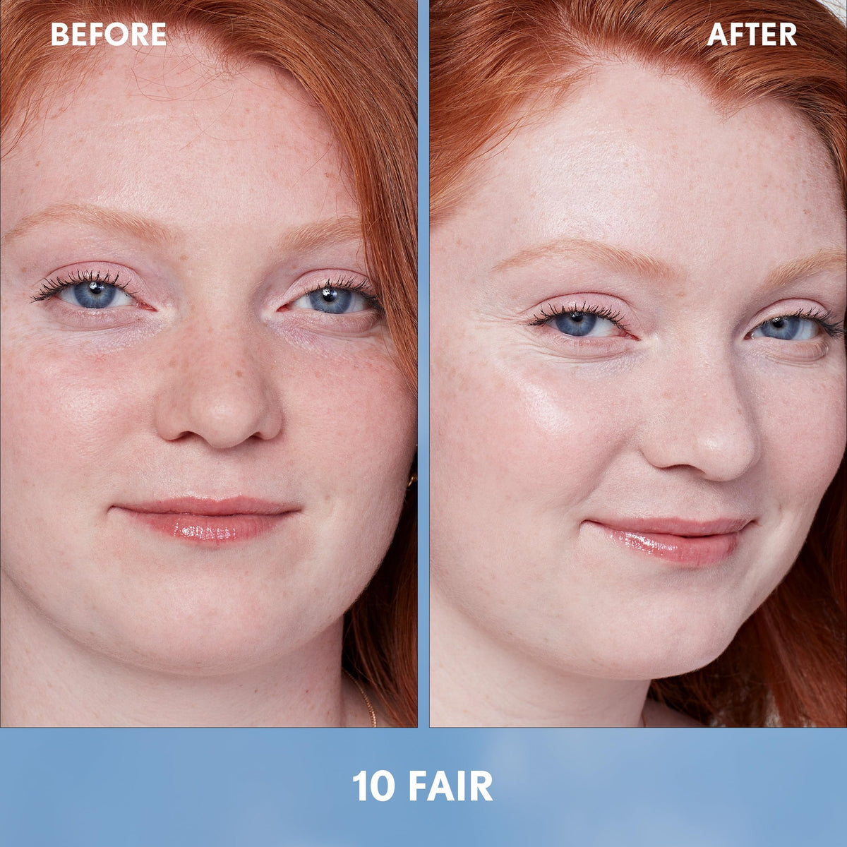 COVERGIRL close-up of gel texture highlighting hydrating lightweight feel