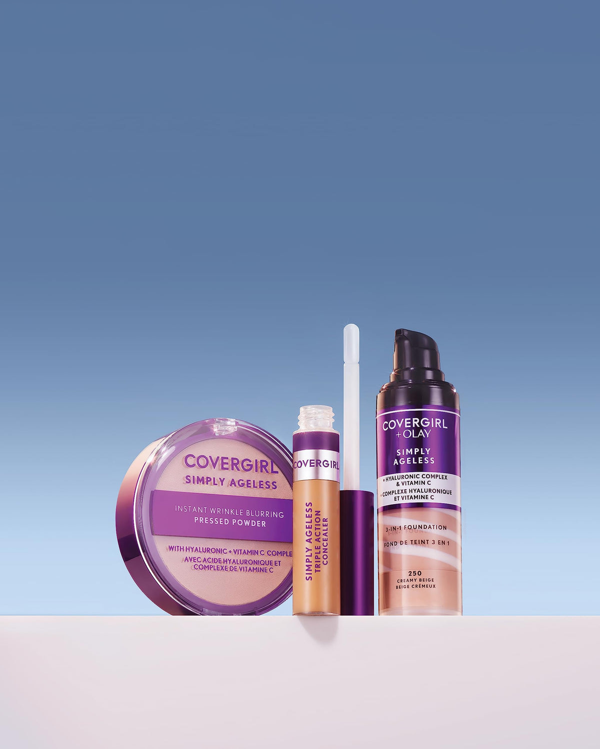 Covergirl compact in hand to show scale and travel-friendly convenience