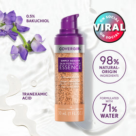 COVERGIRL ingredient focus on bakuchiol capsule highlighting gentle retinol alternative