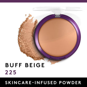 COVERGIRL close-up of pressed powder surface showing creamy smooth texture