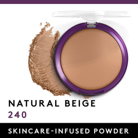 COVERGIRL close texture shot of pressed powder highlighting creamy finish