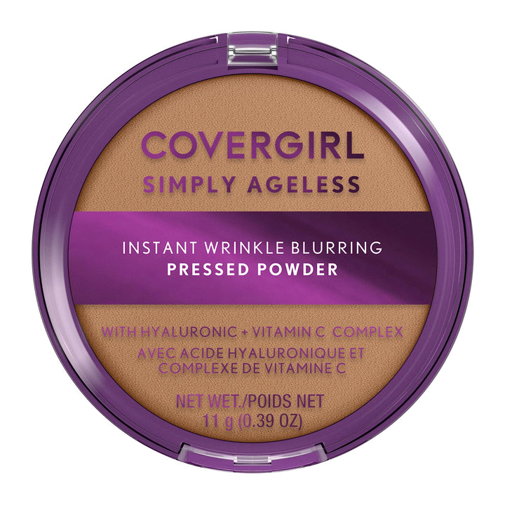 COVERGIRL compact front view showing sleek packaging and shade name