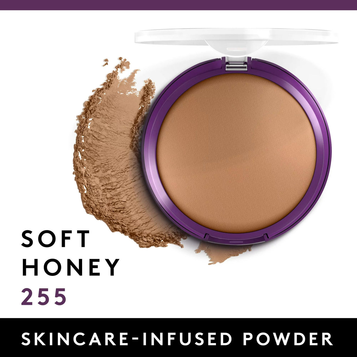 COVERGIRL open pan of Soft Honey powder displaying smooth surface