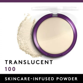 COVERGIRL powder texture close-up showing creamy finish and smoothing benefit