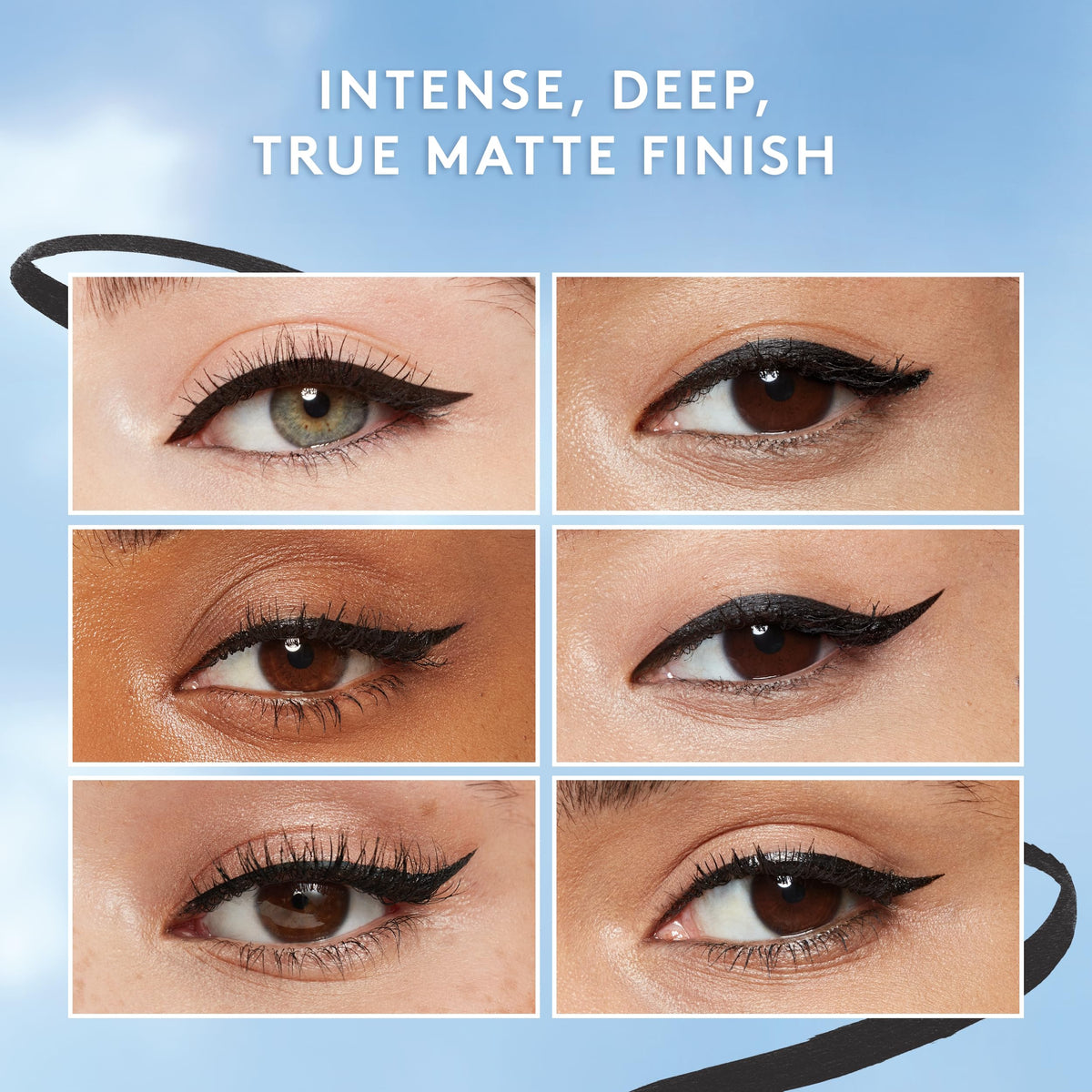 COVERGIRL liner next to ruler showing compact size and portability