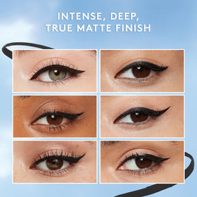 COVERGIRL liner next to ruler showing compact size and portability
