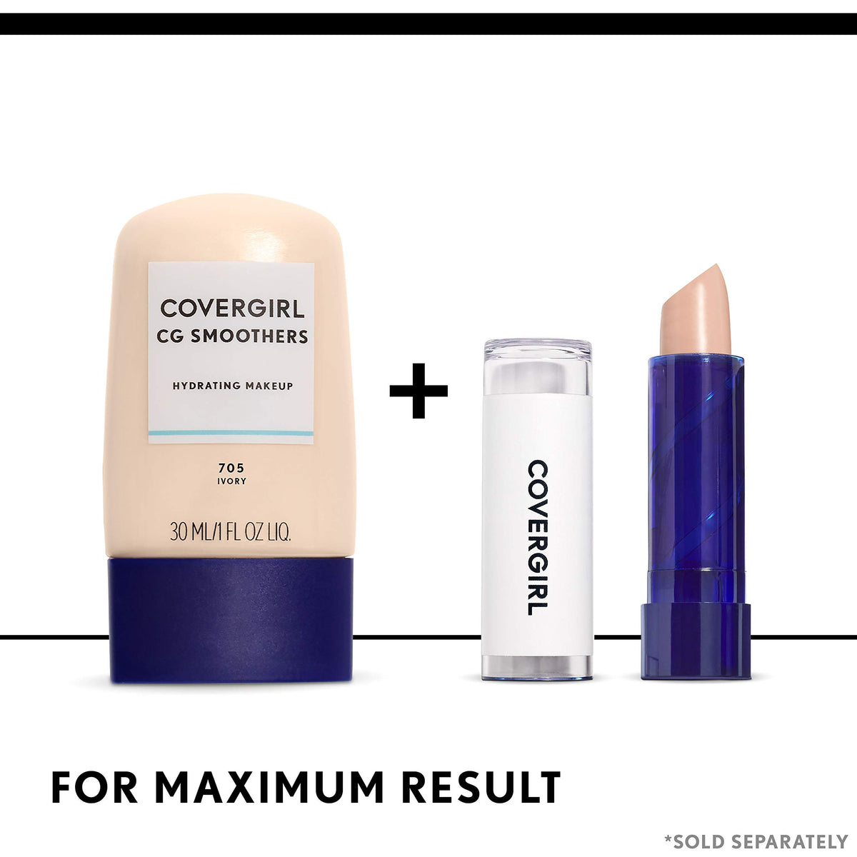 COVERGIRL product on bathroom vanity in lifestyle scene for daily routine appeal