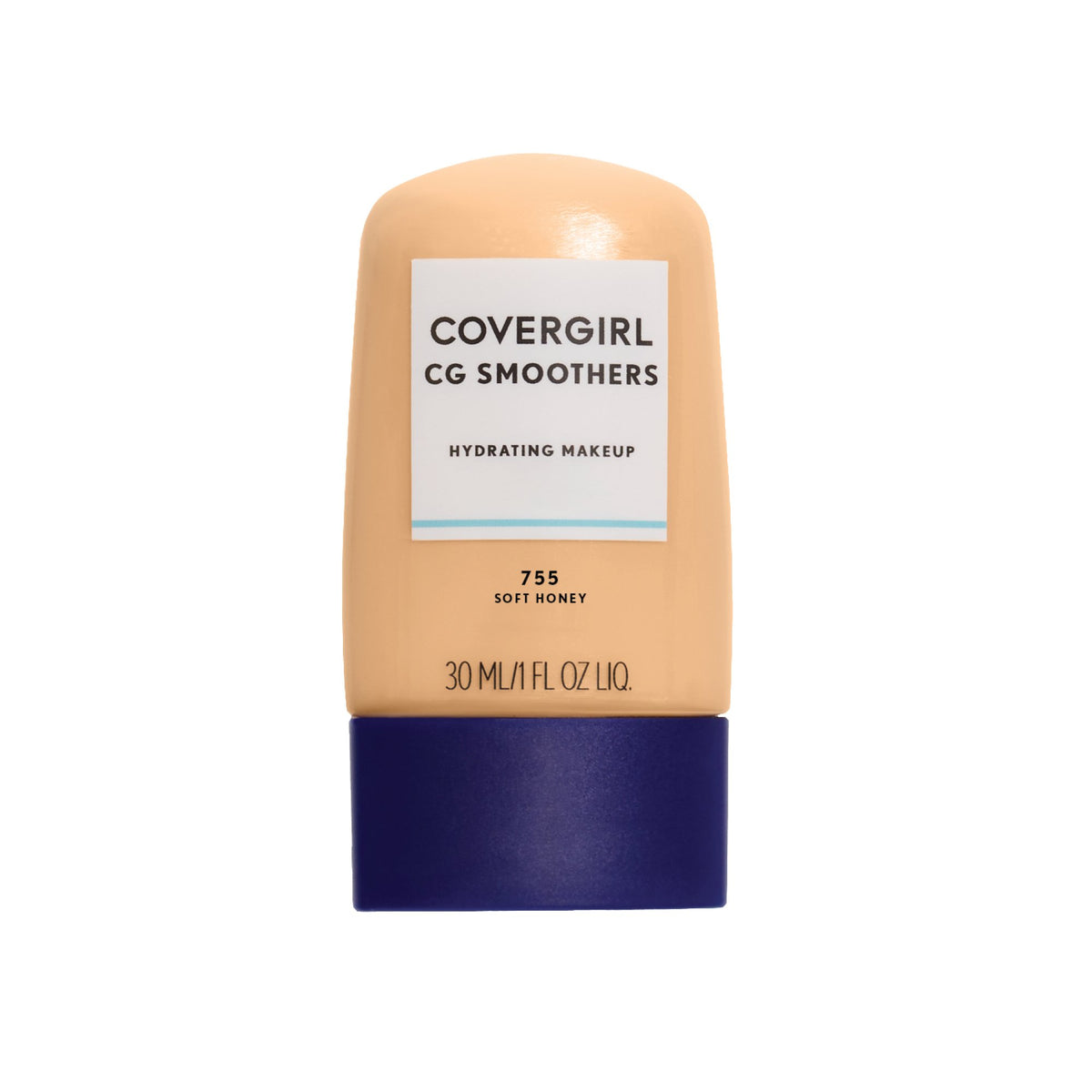 COVERGIRL front bottle image showing Soft Honey shade and easy-pour cap for quick application