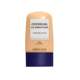COVERGIRL front bottle image showing Soft Honey shade and easy-pour cap for quick application