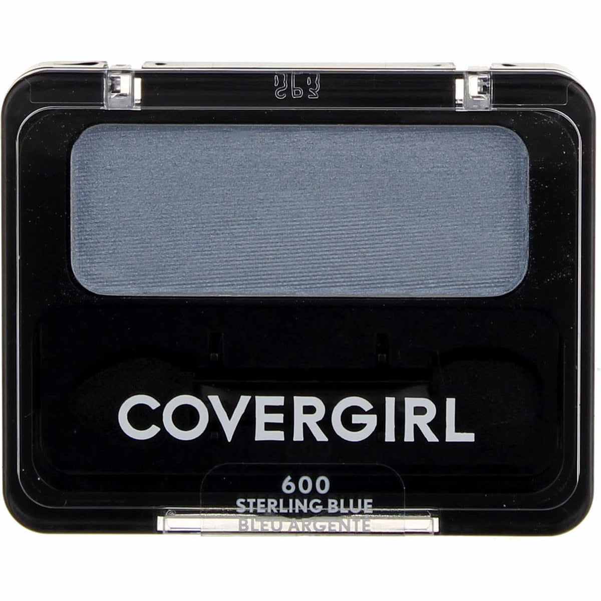 COVERGIRL front packaging showing sterling blue trio and mirror for travel-ready application