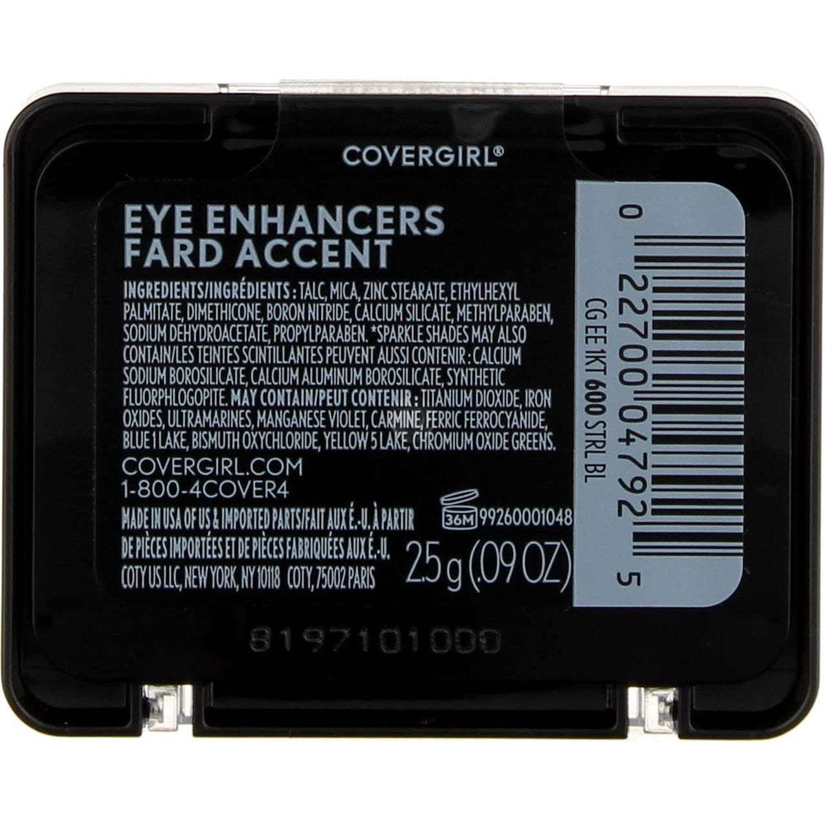 COVERGIRL eyeshadow applied on eyelid in lifestyle shot demonstrating wearable blue definition