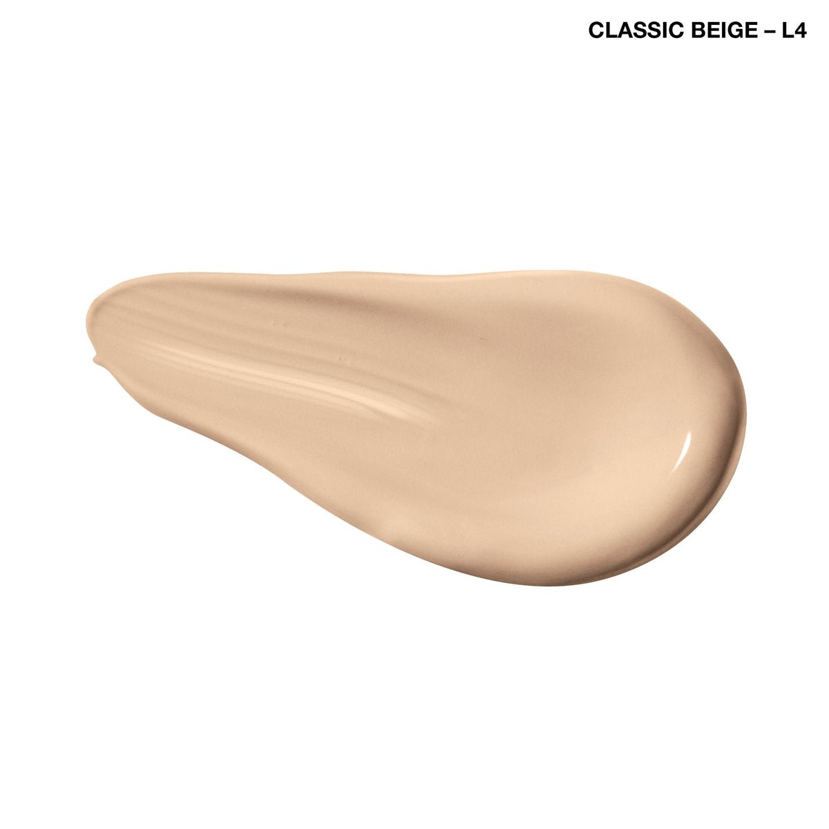 COVERGIRL swatches of Classic Beige L4 applied on skin demonstrating even matte coverage