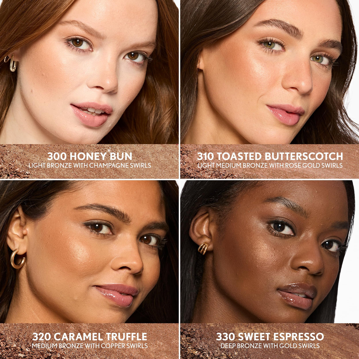 COVERGIRL TruBlend open pan reveals copper and bronze swirl for multidimensional warmth
