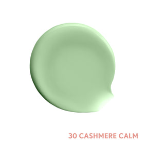 COVERGIRL TruBlend Cashmere Calm primer texture on fingertip for hydrating finish