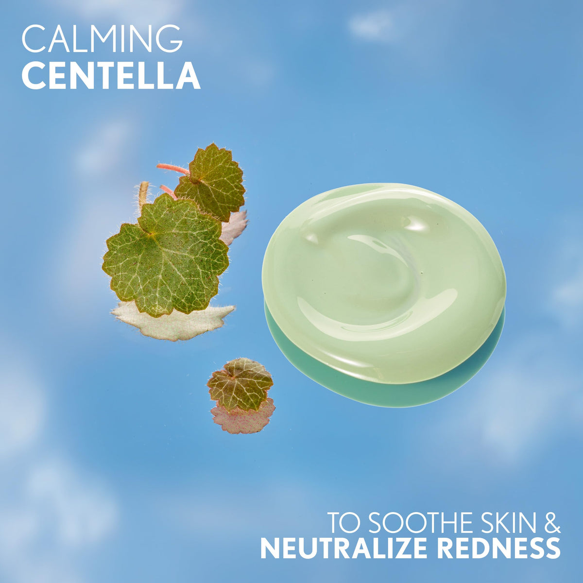 COVERGIRL TruBlend Cashmere Calm applied to hand smoothing dry patch for visible plump