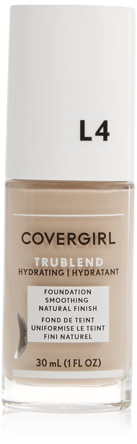 COVERGIRL bottle front packaging showing label and shade Classic Beige L4, clear product ID
